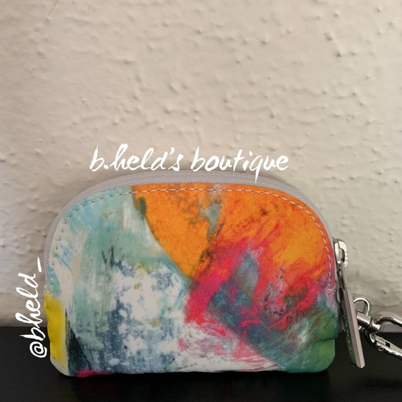 lululemon Dual Pouch Wristlet in No Limits White Multi/Vapor One Size New NWT - Picture 3 of 16